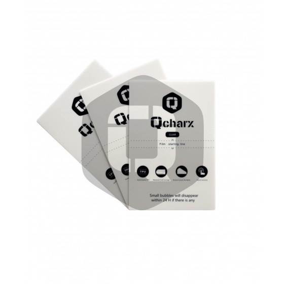 qcharx international laminas de proteccion frontales qcharx hidrogel hd qx1 10 unidades