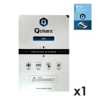 qcharx international laminas de proteccion frontales para tablet qcharx hidrogel hd  qx1 1 unidad