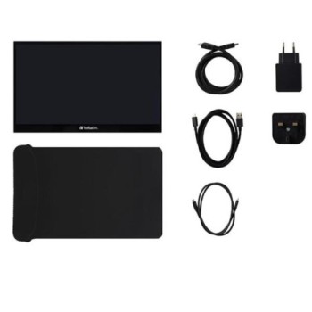 verbatim monitor led portatil 17.3 pulgadas verbatim ips    fhd    hdmi    usb tipo c    30hz    6ms