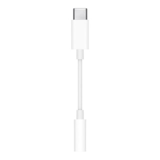apple cable usb tipo c a jack 3.5mm apple macho   hembra blanco