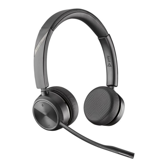 poly auriculares poly savi 7220 office inalambrico negro