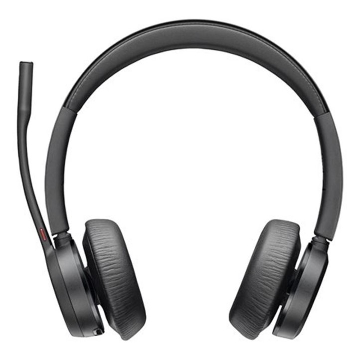 poly auriculares poly voyager 4320 inalambrico negro
