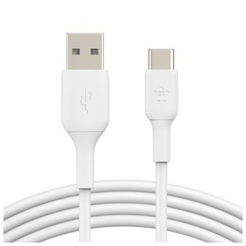 belkin cable usb tipo c a usb tipo a belkin 1m    macho   macho    blanco 2 unidades