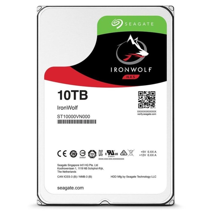 seagate disco duro interno hdd seagate ironwolf 10tb sata3 256mb