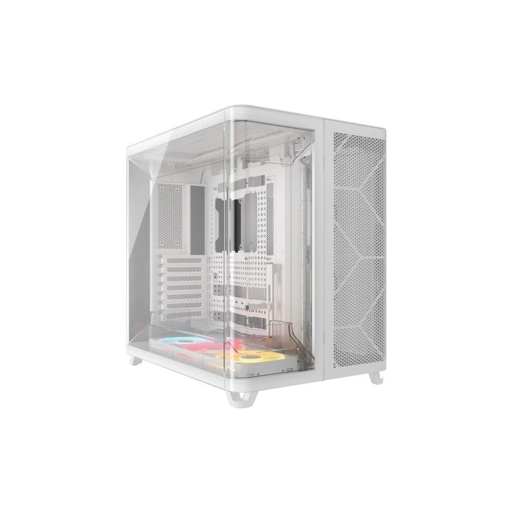 corsair corsair air 5400 lx r rgb icue link midi tower blanco