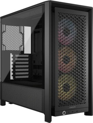 corsair corsair frame 4000d rs argb midi tower negro