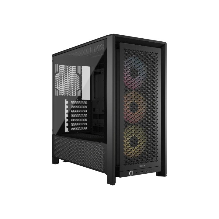 corsair corsair frame 4000d rs argb midi tower negro