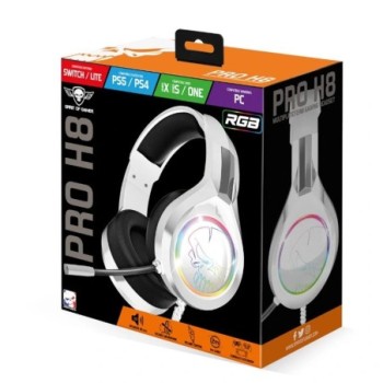 spirit of gamer auricular pro h8 white