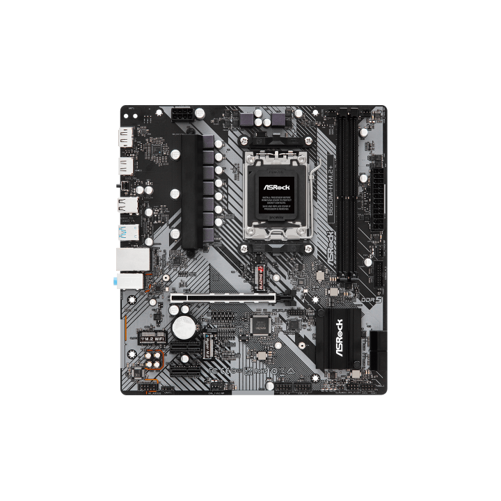asrock asrock b650m h/m.2+ amd b650 zocalo am5 micro atx