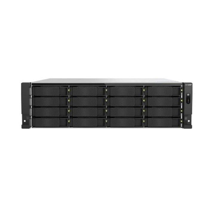 qnap servidor nas qnap ts   h1677axu   rp   r7   32g 16 bahias 3u rack gigabit ethernet
