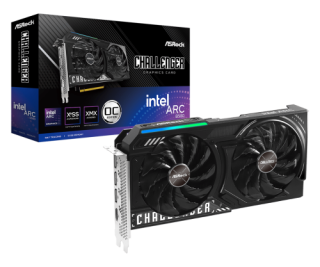 asrock asrock intel arc b580 challenger 12gb oc arc a580 gddr6