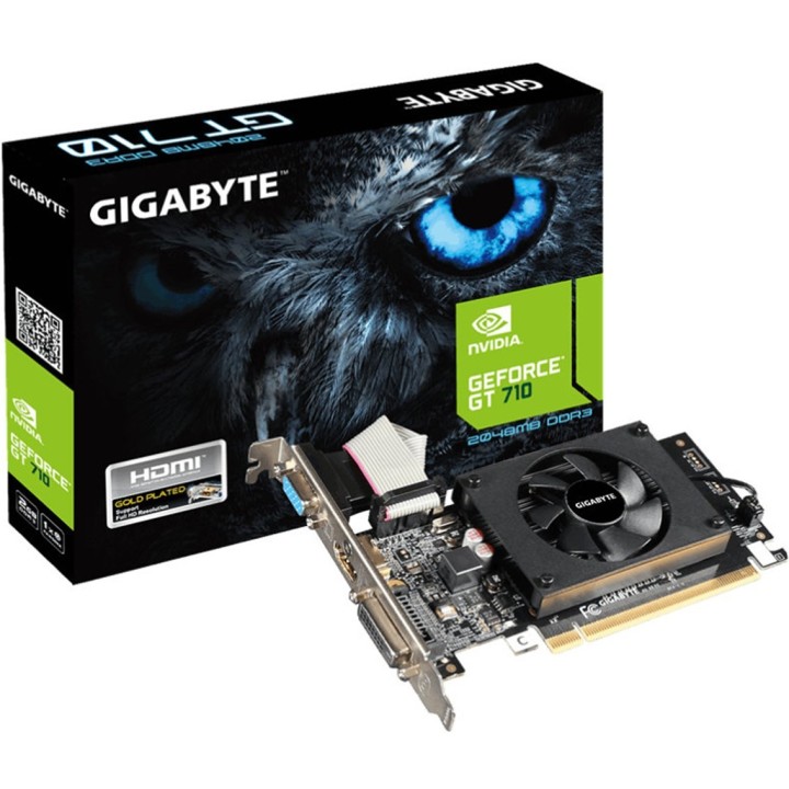 gigabyte tarjeta grafica gigabyte gt 710 2gb ddr3