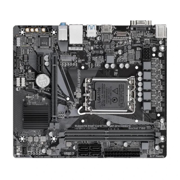 gigabyte placa base h610m h v3 ddr4  matx 1700