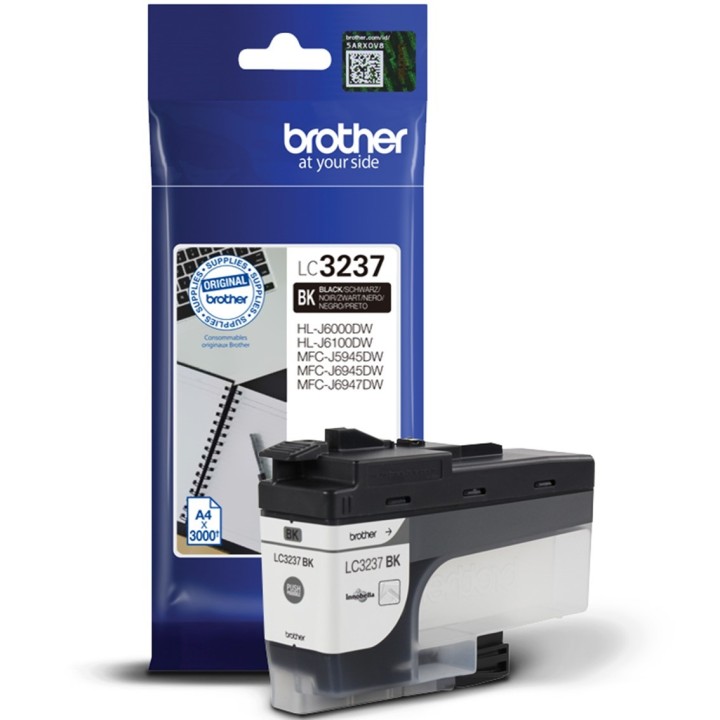 brother cartucho tinta brother lc3237bk negro 3000 paginas