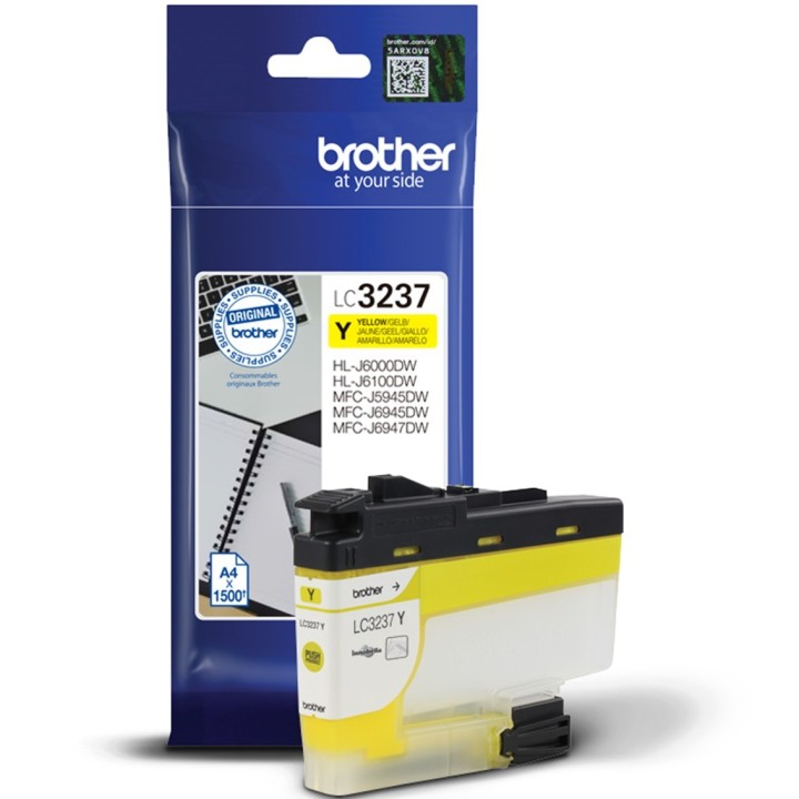 brother cartucho tinta brother lc3237y amarillo 1500 paginas