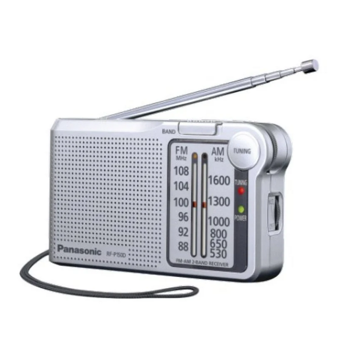 panasonic radio panasonic rf   p150deg   s sintonizador afc color plata