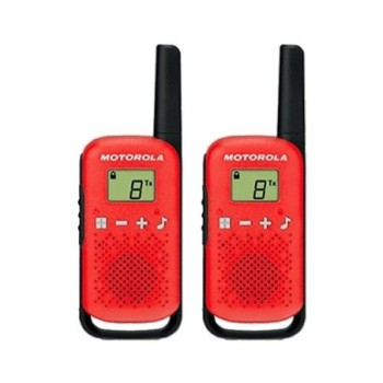 motorola walkie talkie motorola tlkr   t42 red packs 2  pmr446    8km    16canales    500mw    clip