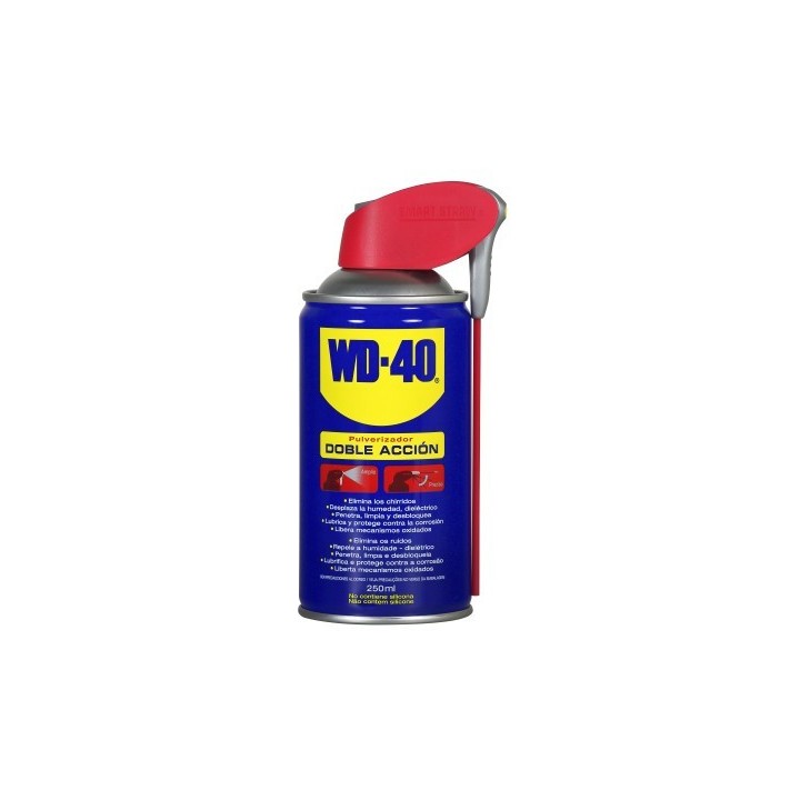 wd40 bote 250ml aceite lubricante con pulverizador y canula integrada wd40 534489