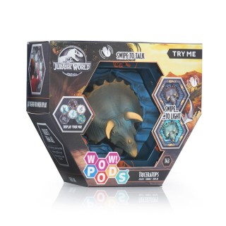 wow stuff figura wow pod jurassic world triceratops sfx con sonido