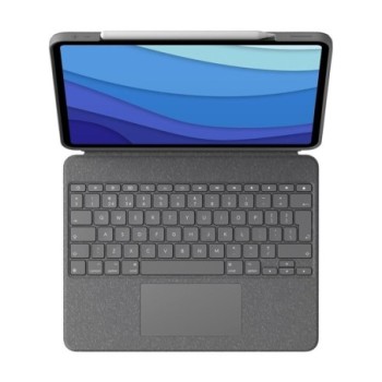 logitech funda logitech combo touch para con teclado para ipad pro m4 11 pulgadas grafito