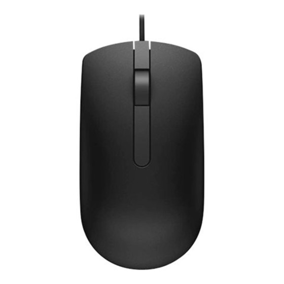 dell mouse raton dell ms116 optico  botones + scroll 1000ppp usb negro