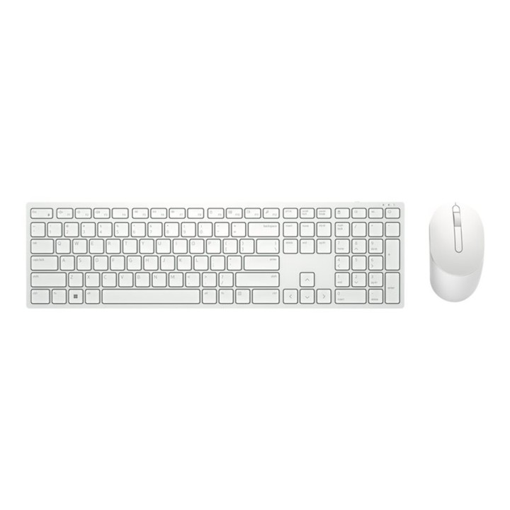 dell kit teclado + mouse raton dell pro km5221w wireless inalambrico blanco