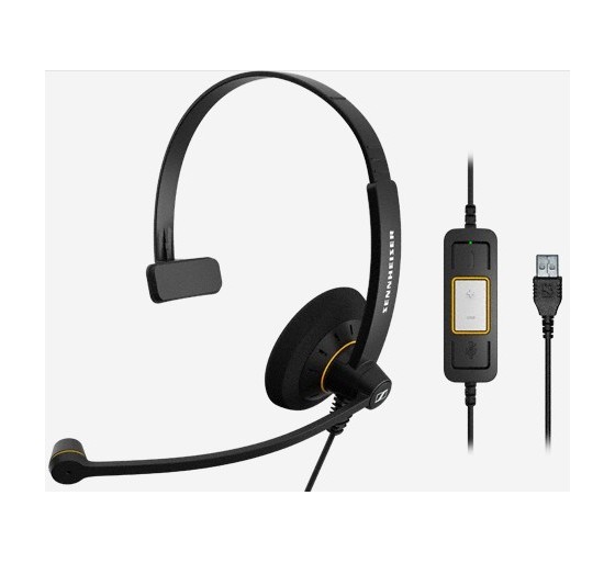 epos sennheiser auriculares micro epos sennheiser sc 30 usb ml cableado   monoaural   cancelacion de