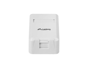 roseta de superficie lanberg para 1 modulo keystone