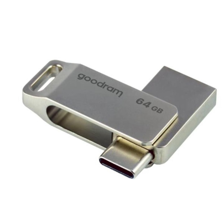 goodram memoria usb 3.2   usb tipo c goodram 64b oda3 plata