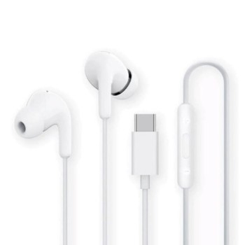 xiaomi auriculares xiaomi earphones usb tipo c blanco