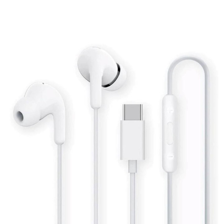 xiaomi auriculares xiaomi earphones usb tipo c blanco