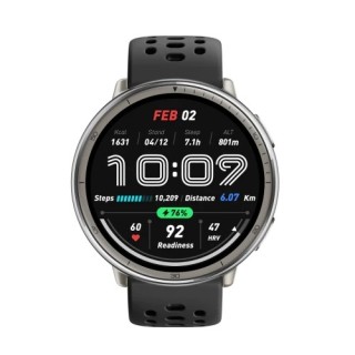 amazfit amazfit active 2 black sport silicone