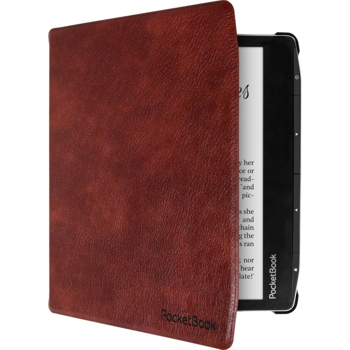 pocketbook readers pocketbook funda 700 cover edition shell series marron ww version