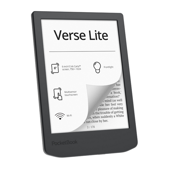 pocketbook readers libro electronico ebook pocketbook verse lite 6 pulgadas 8gb midnight grey