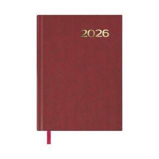 dohe agenda 2026 sintex dia pagina 14 x 20 cm. color burdeos dohe 11402   26