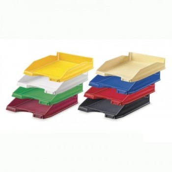 faibo bandeja apilable de plastico 350x250x65 mm. color gris faibo 93 08  pack  10 unidades