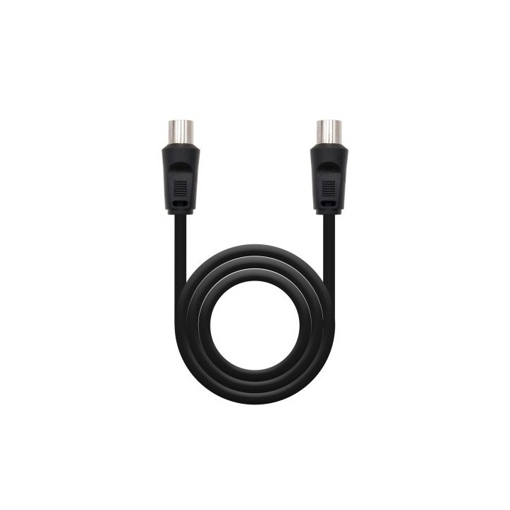 nanocable nanocable cable antena tv 75 ohm, m h, 1.8 m  10.26.0202