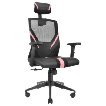 mars gaming silla ergonomica mars gaming mgc   ergo negra   rosa