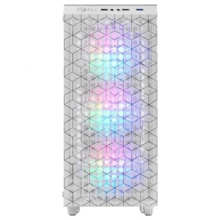 mars gaming caja ordenador mars gaming mcmagw atx rgb cristal templado blanco
