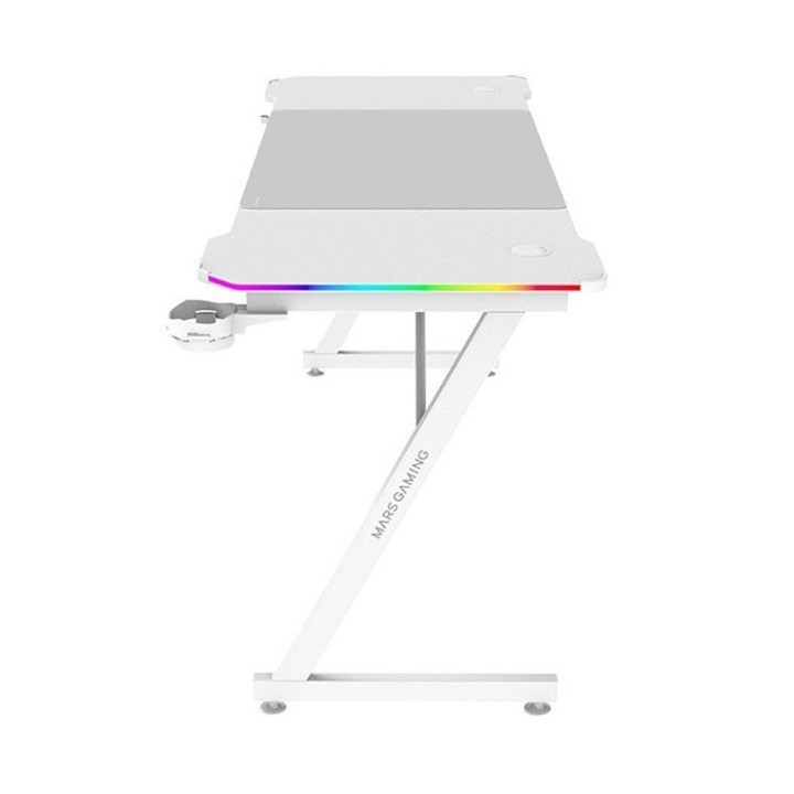 mars gaming mesa mars gaming mgdx160rgbw blanco