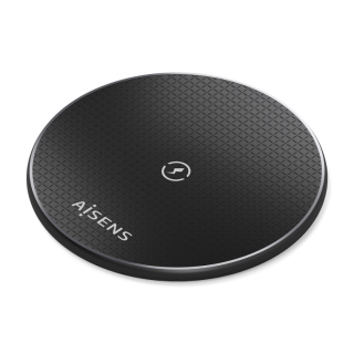 cargador aisens inalambrico usb c 15w para movil negro