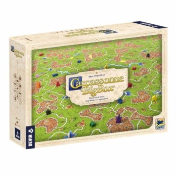 devir juego de mesa devir carcassonne plus juego basico & 11 expansiones pegi 8