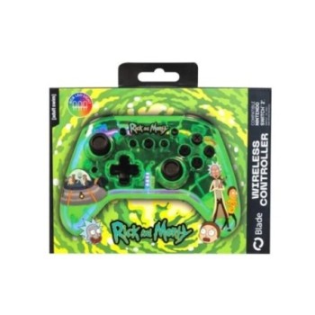 gamepad wireless blade rick and morty compatible pc switch mobile luz led