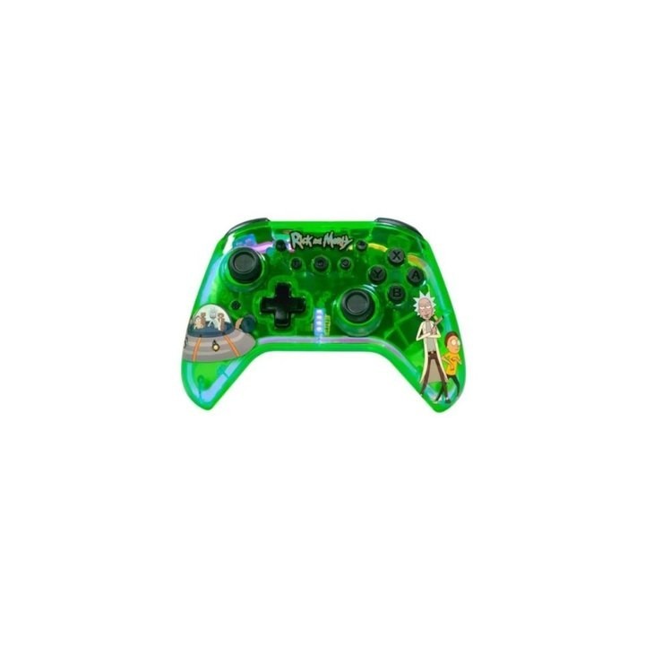 gamepad wireless blade rick and morty compatible pc switch mobile luz led