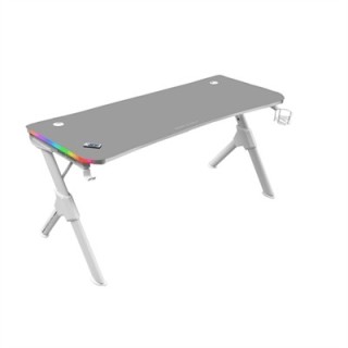 mars gaming mesa mars gaming mgd140rgbw blanco 140cm