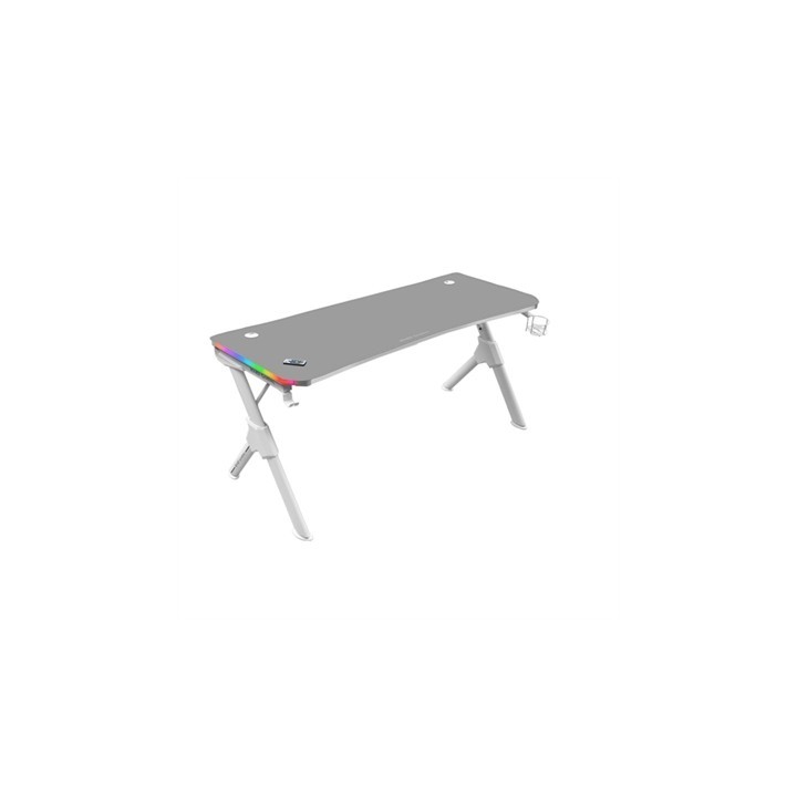 mars gaming mesa mars gaming mgd140rgbw blanco 140cm