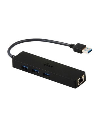 i   tec hub i   tec usb 3.0 delgado con 3 puertos usb 3.0 y ethernet glan rj   45