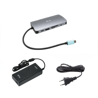 i   tec nano dock i   tec usb   c metal hdmi   vga with lan + cargador 112w