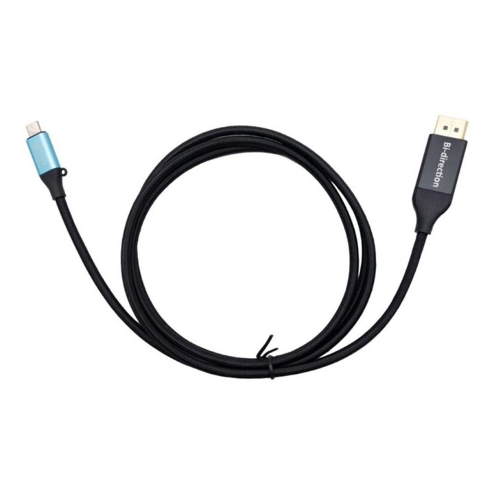i   tec cable displayport a usb tipo c i   tec 1.5m    macho   macho    negro