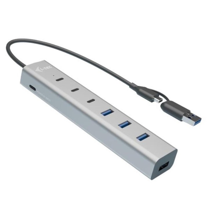 i   tec hub carga i   tech usb tipo a   usb tipo c 7 en 1